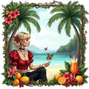 Summer Beach Girl