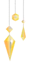 dangling crystals
