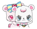 Jewelpet Labra protects Rosa