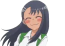 happy anime girl
