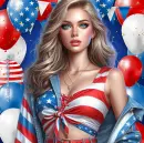 Patriotic Girl 