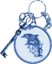 dolphin keychain