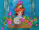 pretty flower girl