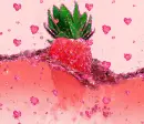 Strawberry Pink Background