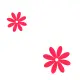 red flowers