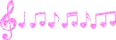 heart shaped musical notes