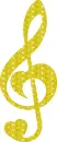 heart shaped musical note