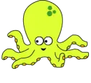 octopus looking around