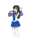 anime girl singing