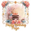Happy Birthday Page