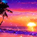 tropical sunset