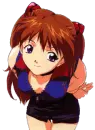 winking anime girl