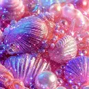 iridescent shells