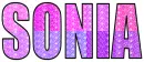 Sonia (5 shades of purple glitter and 5 shades of pink glitter)
