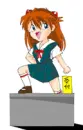 confident anime girl