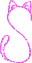 S (with cat ears and tail)