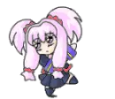 tired pink girl dance