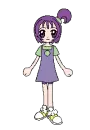 purple girl happy spin