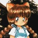 cat girl with braids