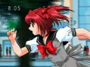running anime girl