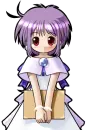 purple anime girl