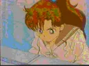 anime girl with pony tail searching