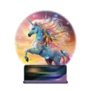 unicorn snow globe