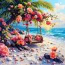 Summer Beach Background (Not Seamless)