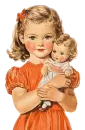 little girl and her dolly