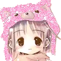anime girl glitter