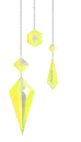 dangling crystals