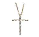 diamond cross necklace