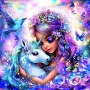 Happy New Week - Unicorn Girl 1