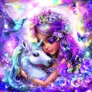 Happy New Week - Unicorn Girl - Sparkles Style 4