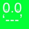 green and white smiley #2