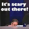 jon stewart, its scary out there
