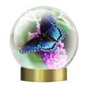 butterfly snow globbe