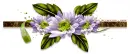 Flowers & Sparkles Page Divider