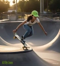 Skateboard Chick