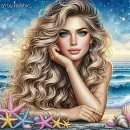 Beautiful Woman at the Beach