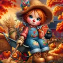 Cute Fall Scarecrow