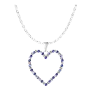sapphire and diamond necklace
