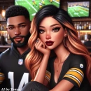 Cute Steeler couple #2