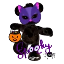 spooky halloween cat