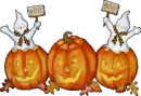 ghosts in pumpkins