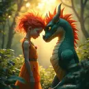 Girl with dragon 2