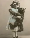 girl and her bear