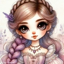 Cute whimsical girl #3