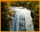 waterfall in autumn