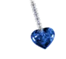 blue heart charm